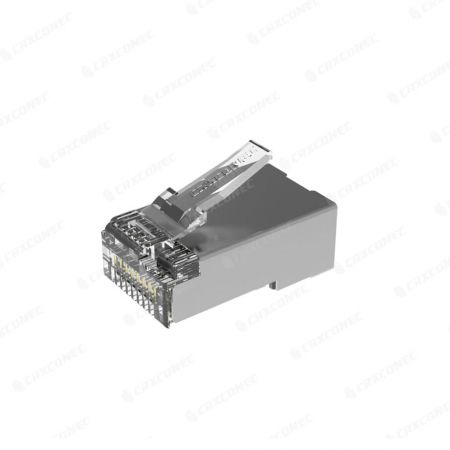 Cat5E STP RJ45 Connector With 2 Prongs Contact Blades